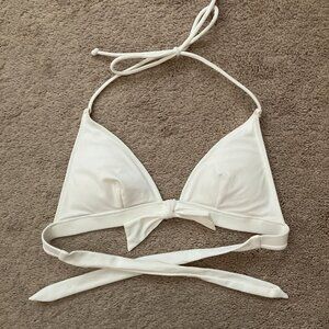 Victoria's Secret white push-up bikini top size small